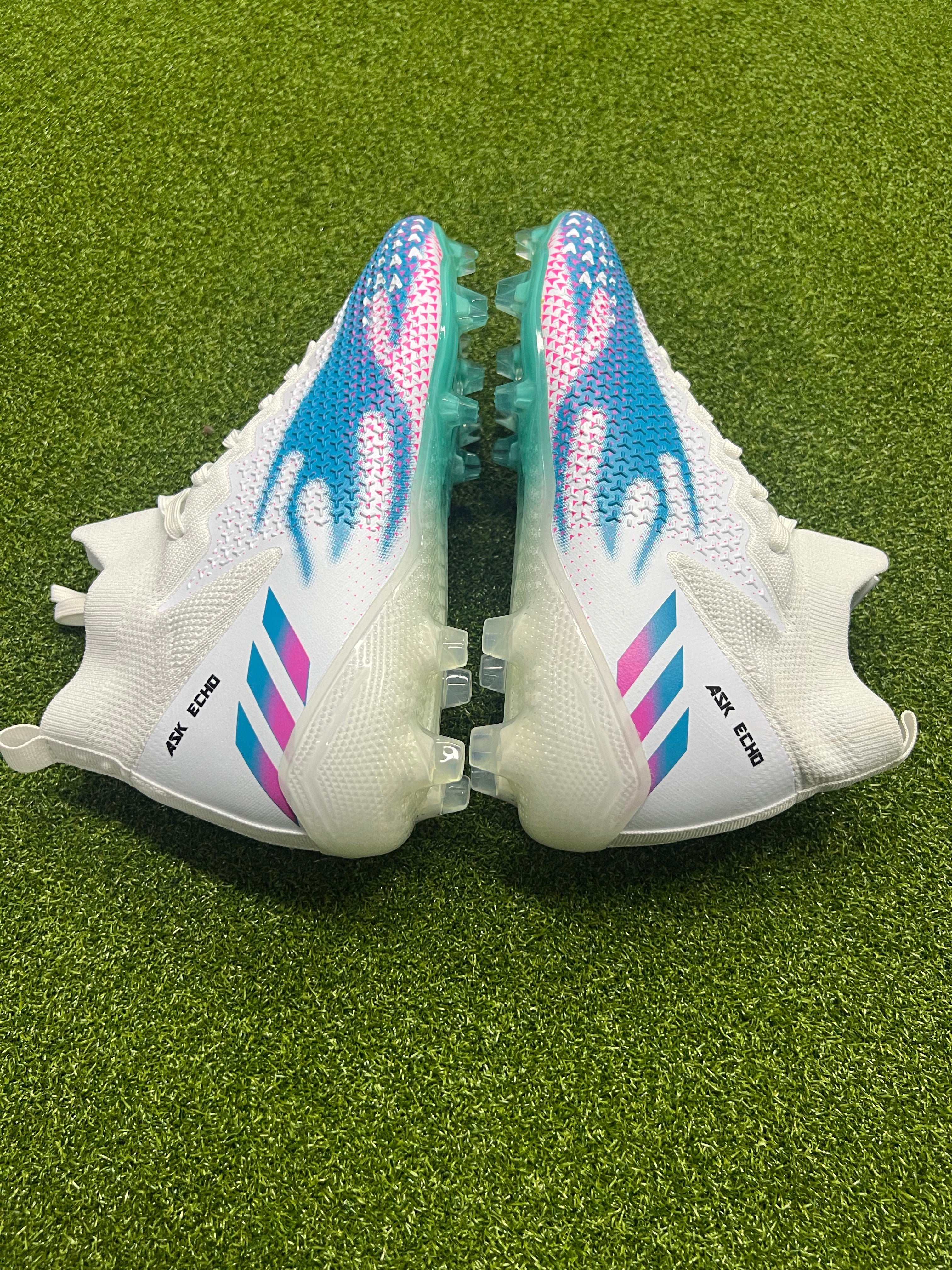 ASK ECHO Football Boots, Men's High-Top Firm-Ground Soccer Cleats, Lightweight Training Boots