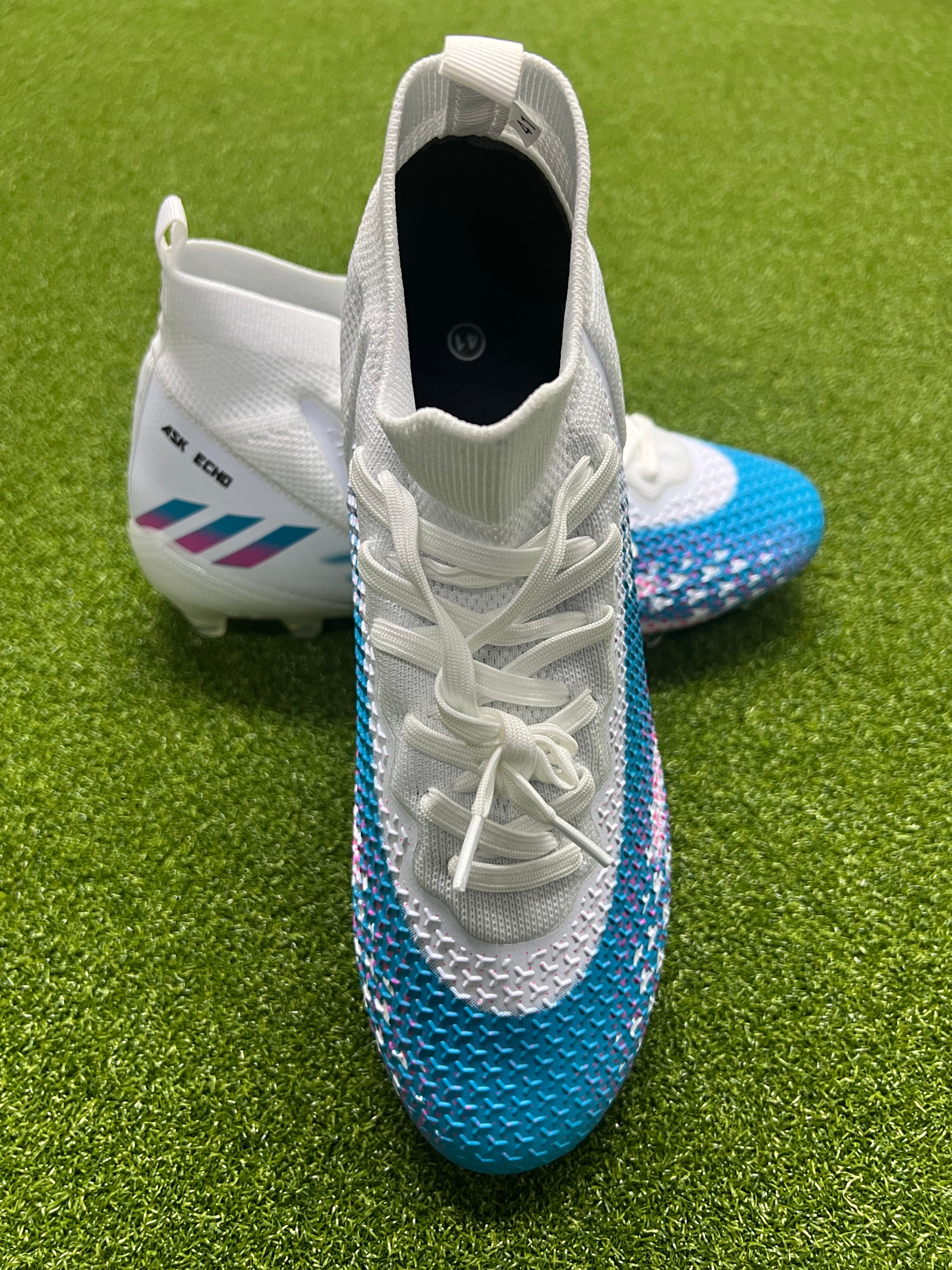 ASK ECHO Football Shoes, Men's Outdoor Soccer Cleats with Non-Slip Studs