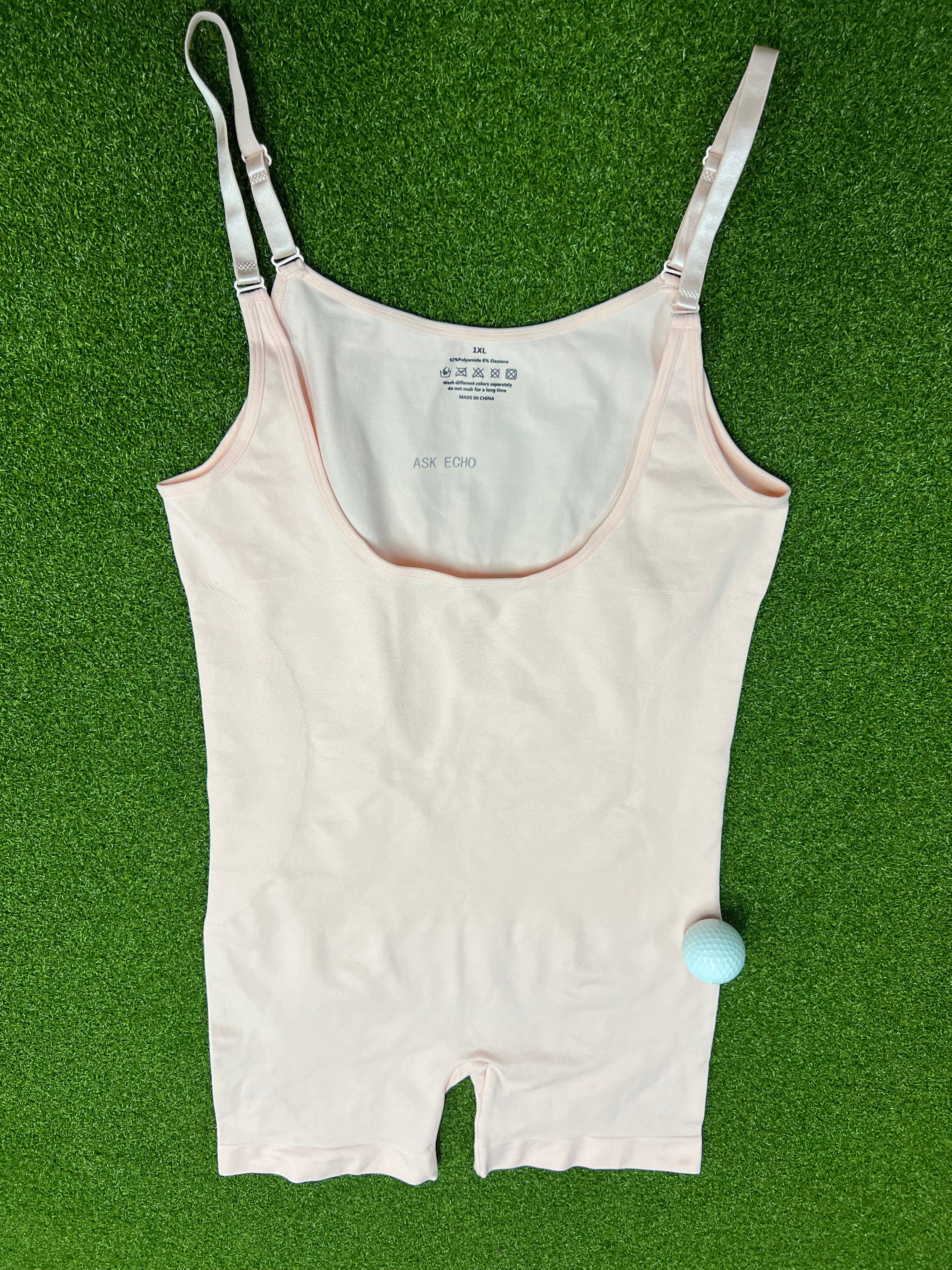 ASK ECHO Combinations, Women's One-Piece Sleeveless Bodysuit, Stretch Athletic Romper