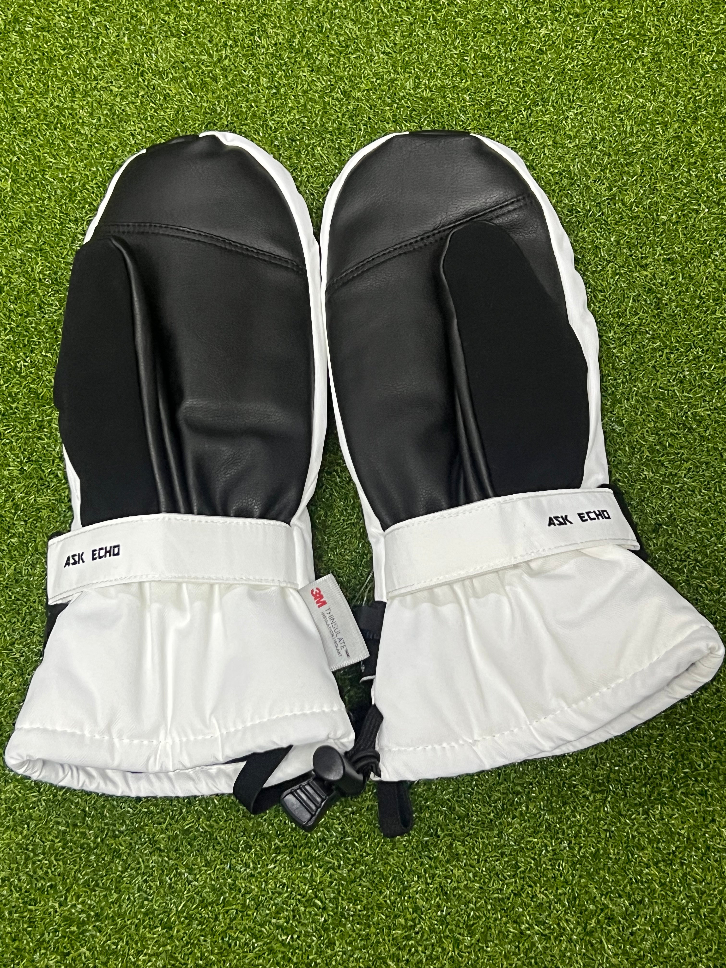 ASK ECHO Mittens, Waterproof Insulated Winter Mittens, Warm Windproof Snow Gloves