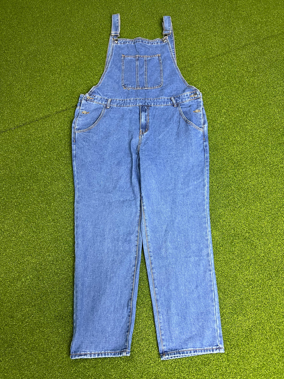 ASK ECHO Overalls, Women's Denim Bib Overalls with Adjustable Straps and Pockets