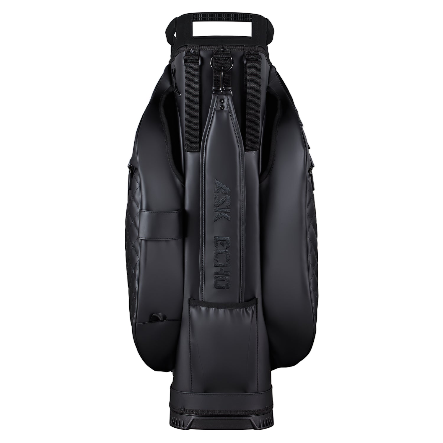 Ask Echo 2024 SLC-130LE Luxury 15 Way Full Length Dividers Golf Soundless Synthetic Leather Cart Bag