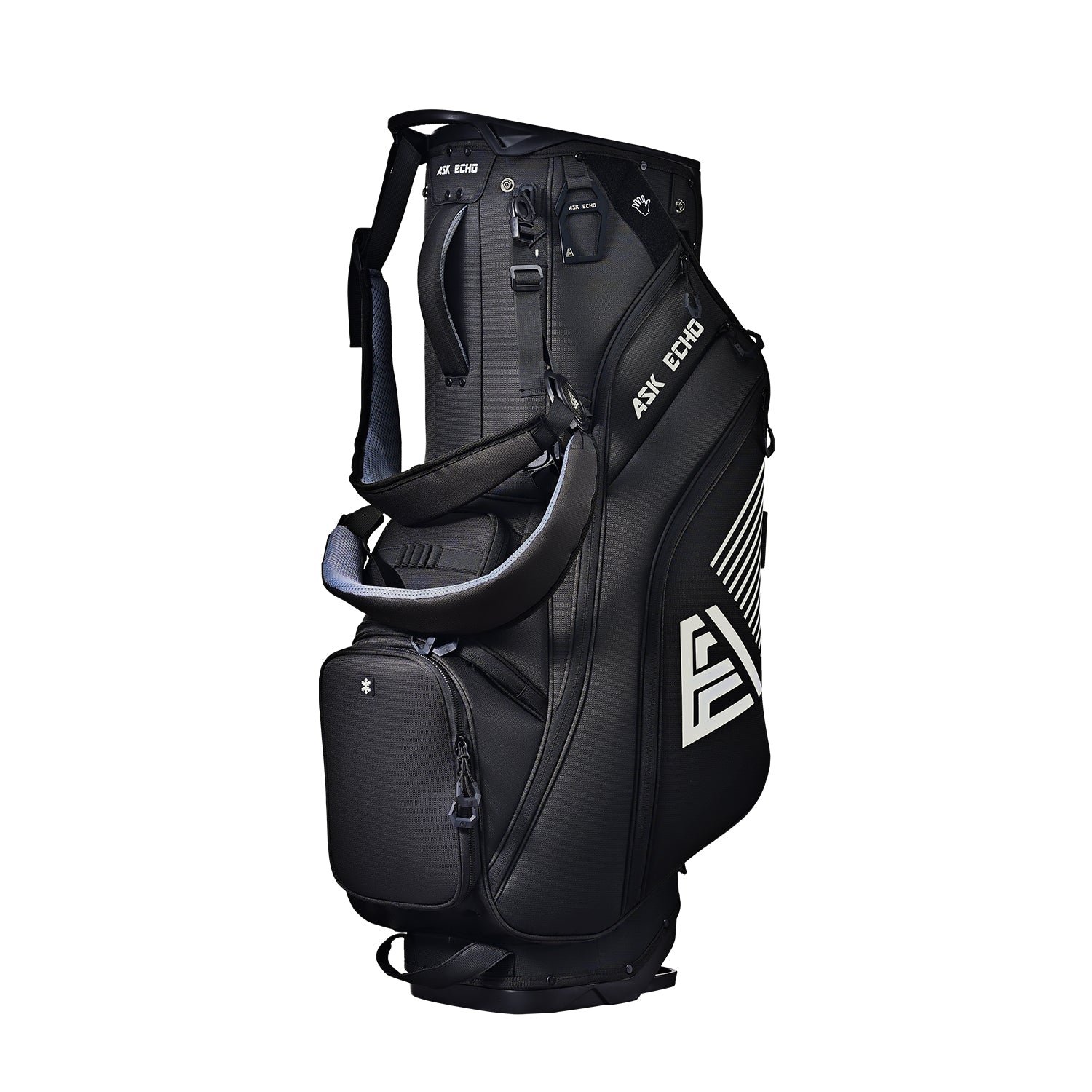 Ask Echo 2025 ST-LOCK Mecha 14 Way Dividers Soundless Stand Bag / Black