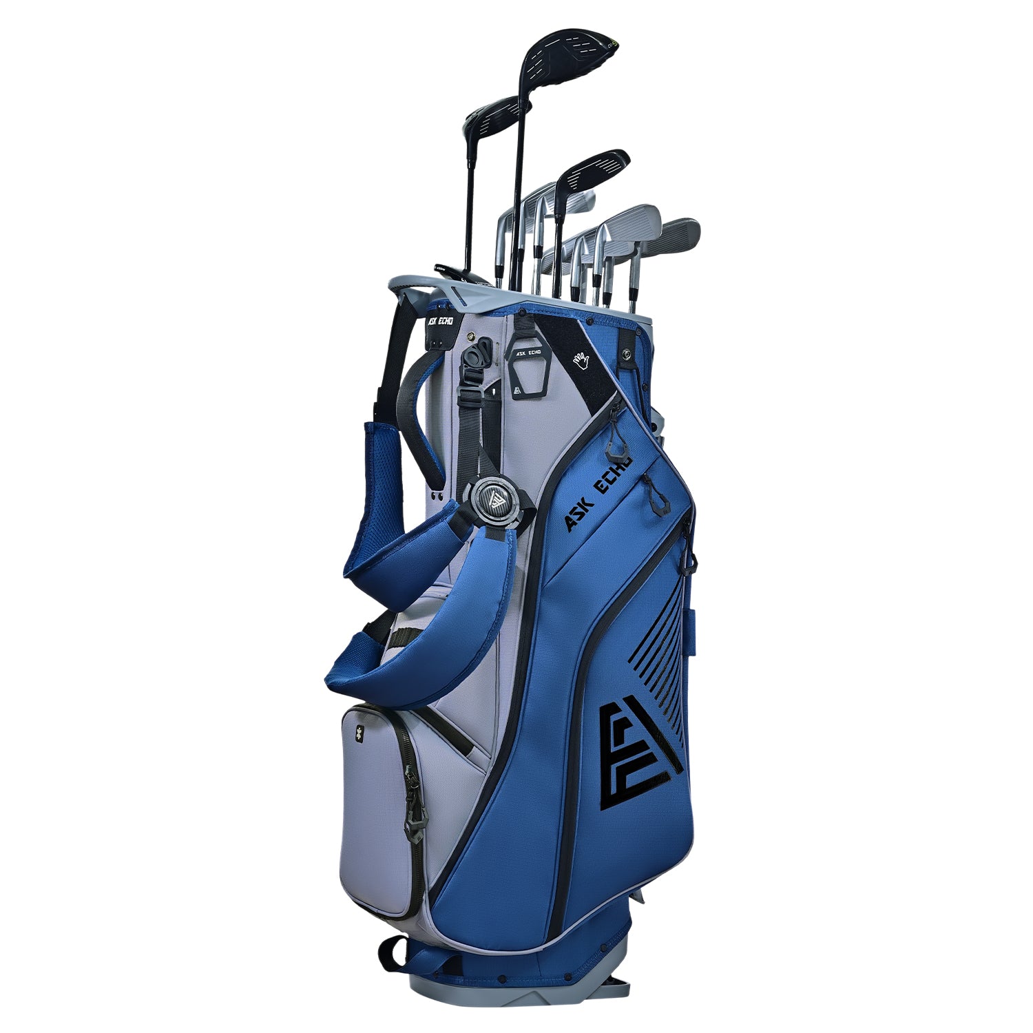 Ask Echo 2025 ST-LOCK Mecha 14 Way Dividers Soundless Stand Bag / NavyGrey