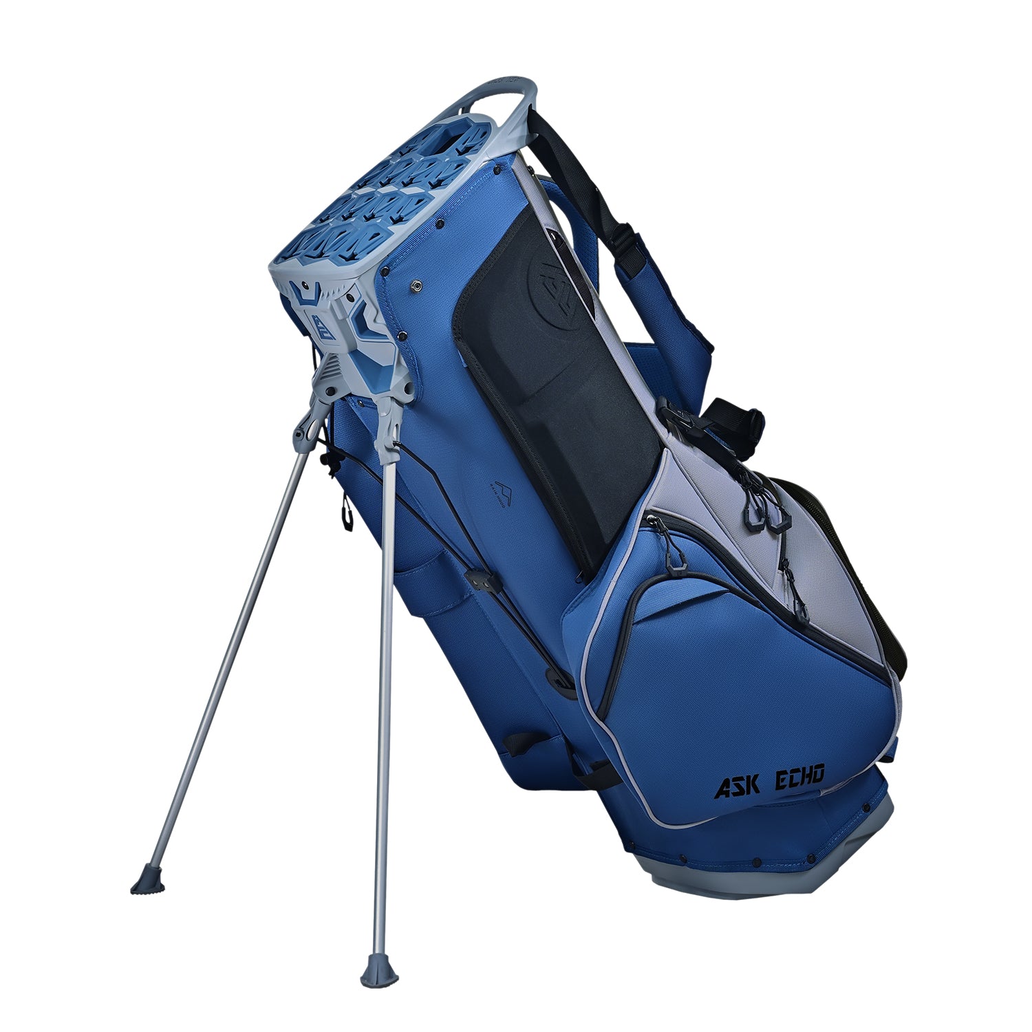 Ask Echo 2025 ST-LOCK Mecha 14 Way Dividers Soundless Stand Bag / NavyGrey