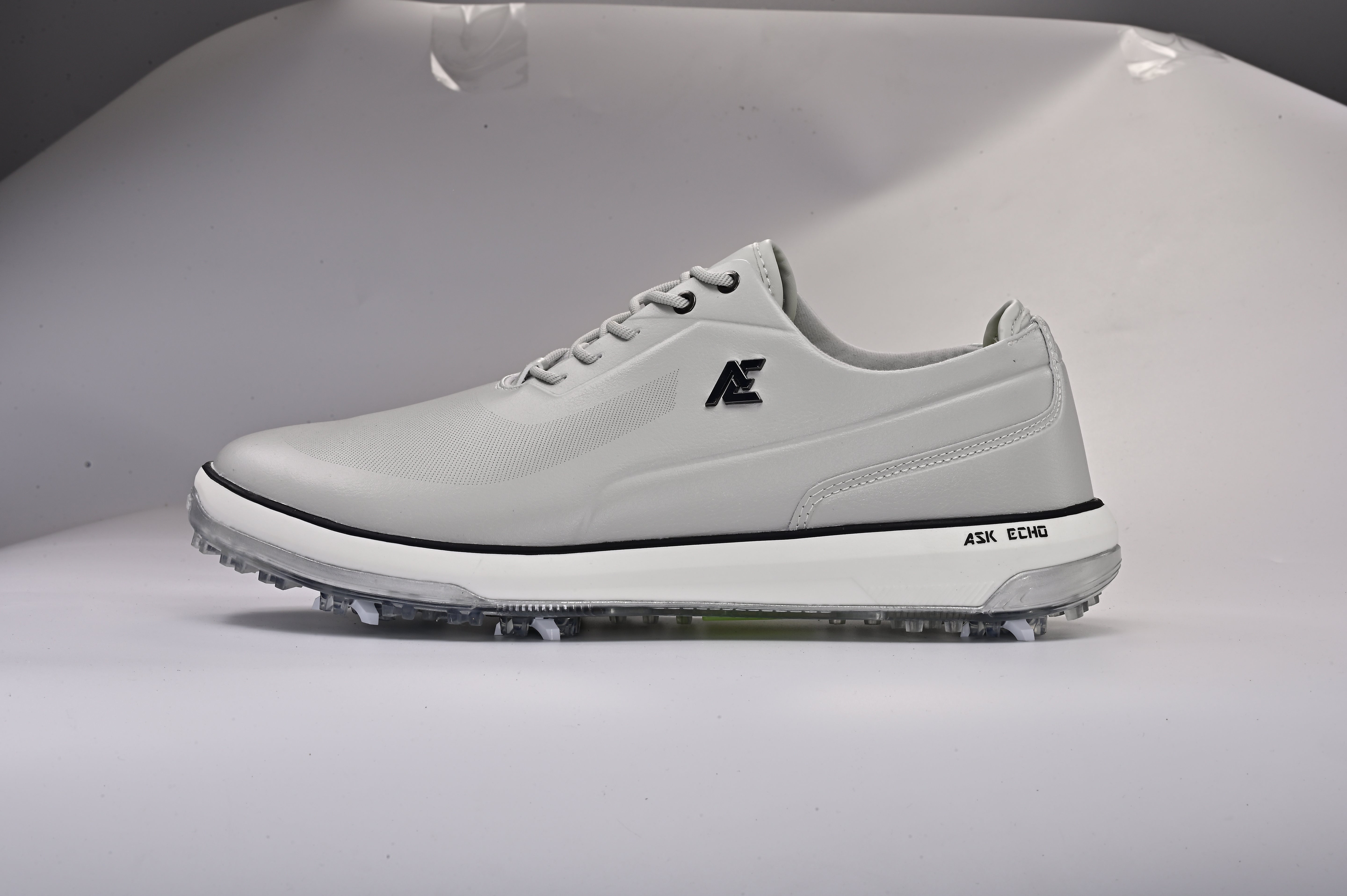 ASK ECHO Shoes, Men's High-Top Athletic Shoes with Firm-Ground Cleated Sole