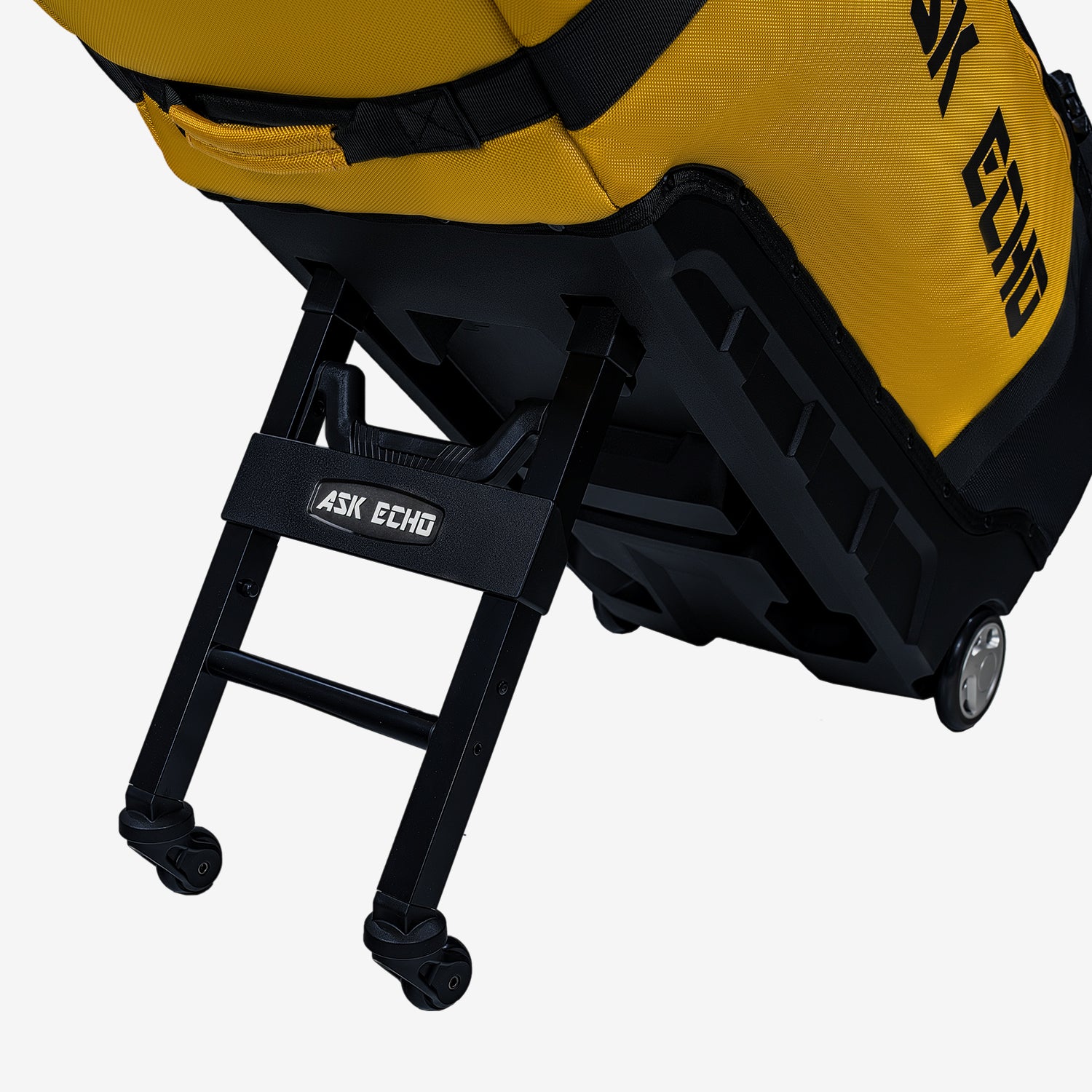 Ask Echo 2026 Locklink StableRoller Golf Travel Bag / Yellow