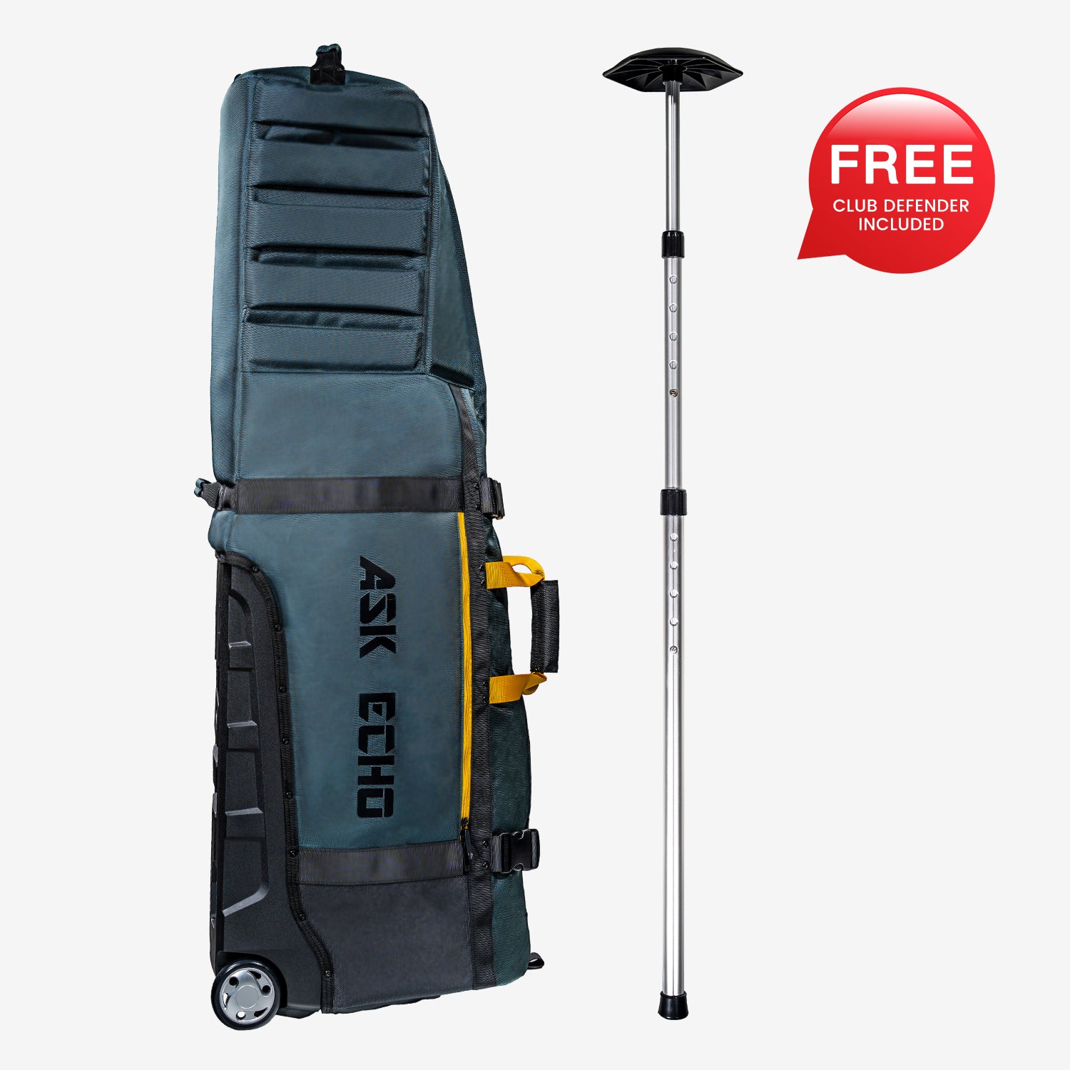 Ask Echo 2026 Locklink StableRoller Golf Travel Bag / Green