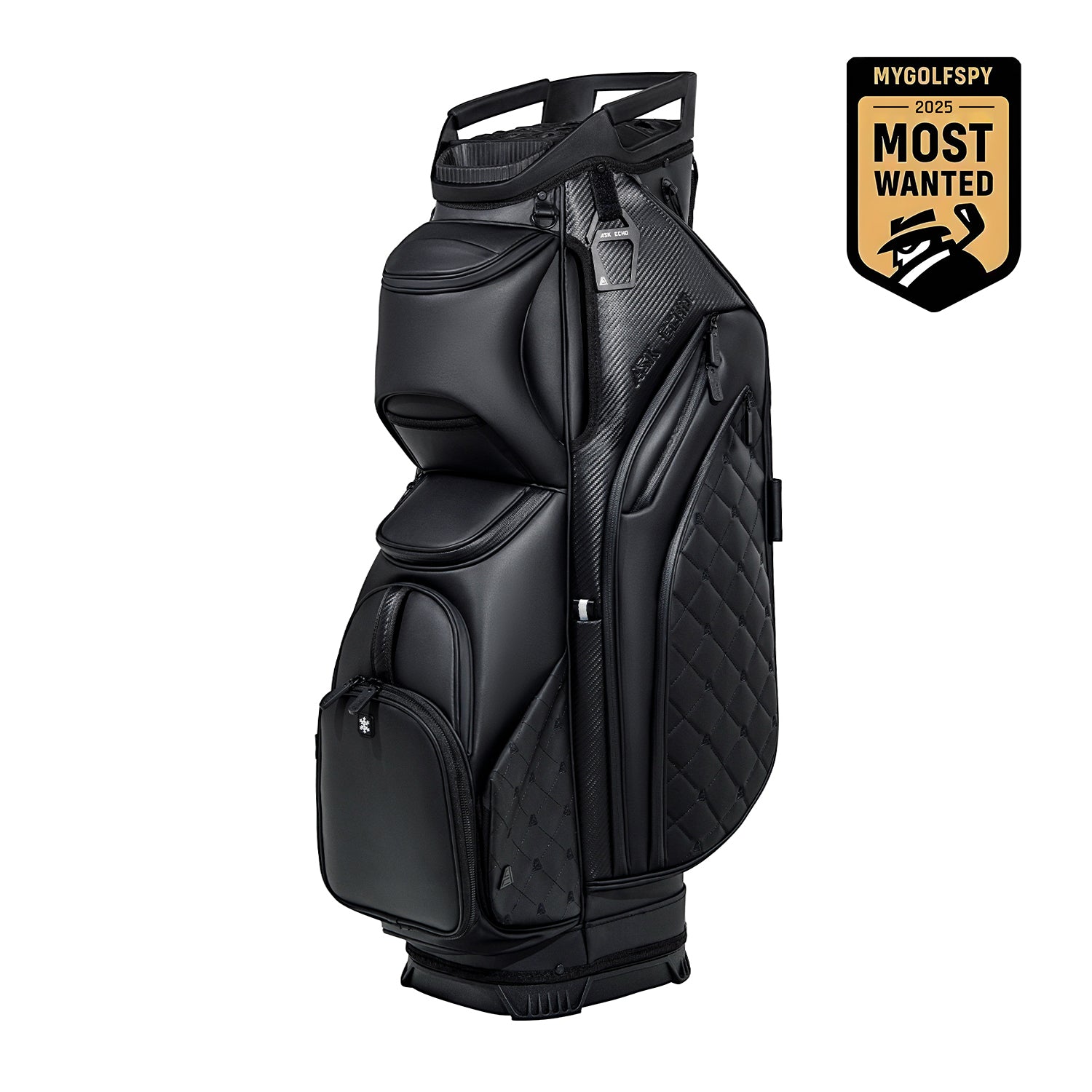 Ask Echo 2024 SLC-130LE Luxury 15 Way Full Length Dividers Golf Soundless Synthetic Leather Cart Bag