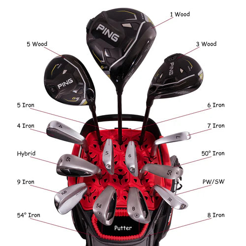 Ask Echo 2024 SLC-130 15 Dividers Grip Locking Bottom Golf Quiet Cart Bag / Grey