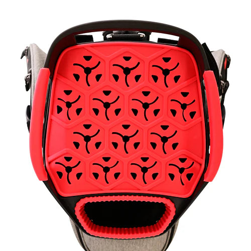 Ask Echo 2024 SLC-130 15 Dividers Grip Locking Bottom Golf Quiet Cart Bag / Black