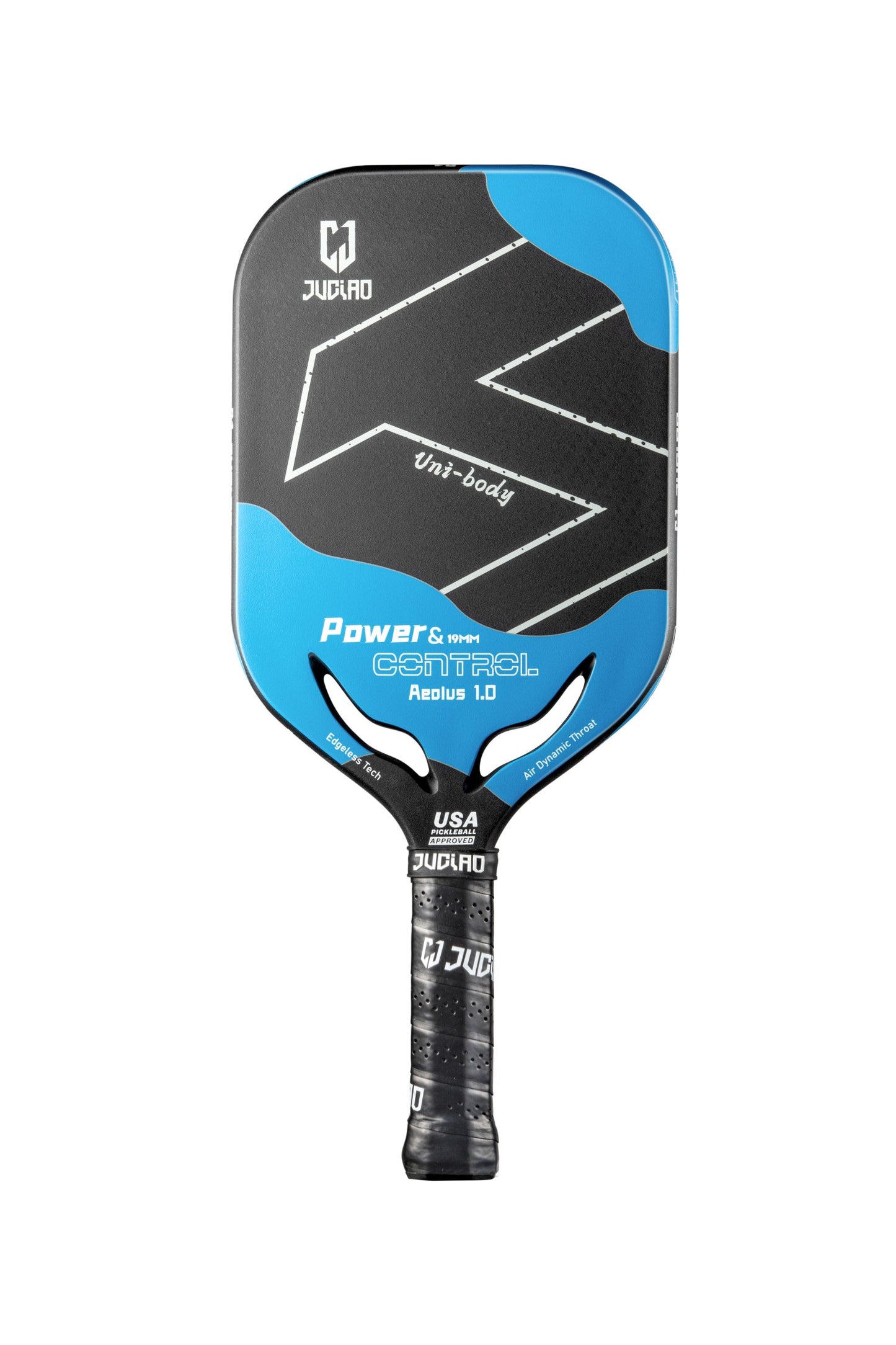 JUCIAO AEOLUS 1.0 Unibody Thermoformed Carbon Fiber Edgeless Pickleball Paddle