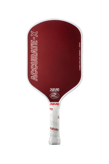 JUCIAO ACCURATE-X 1.0 Unibody Thermoformed Carbon Fiber Edgeless Pickleball Paddle