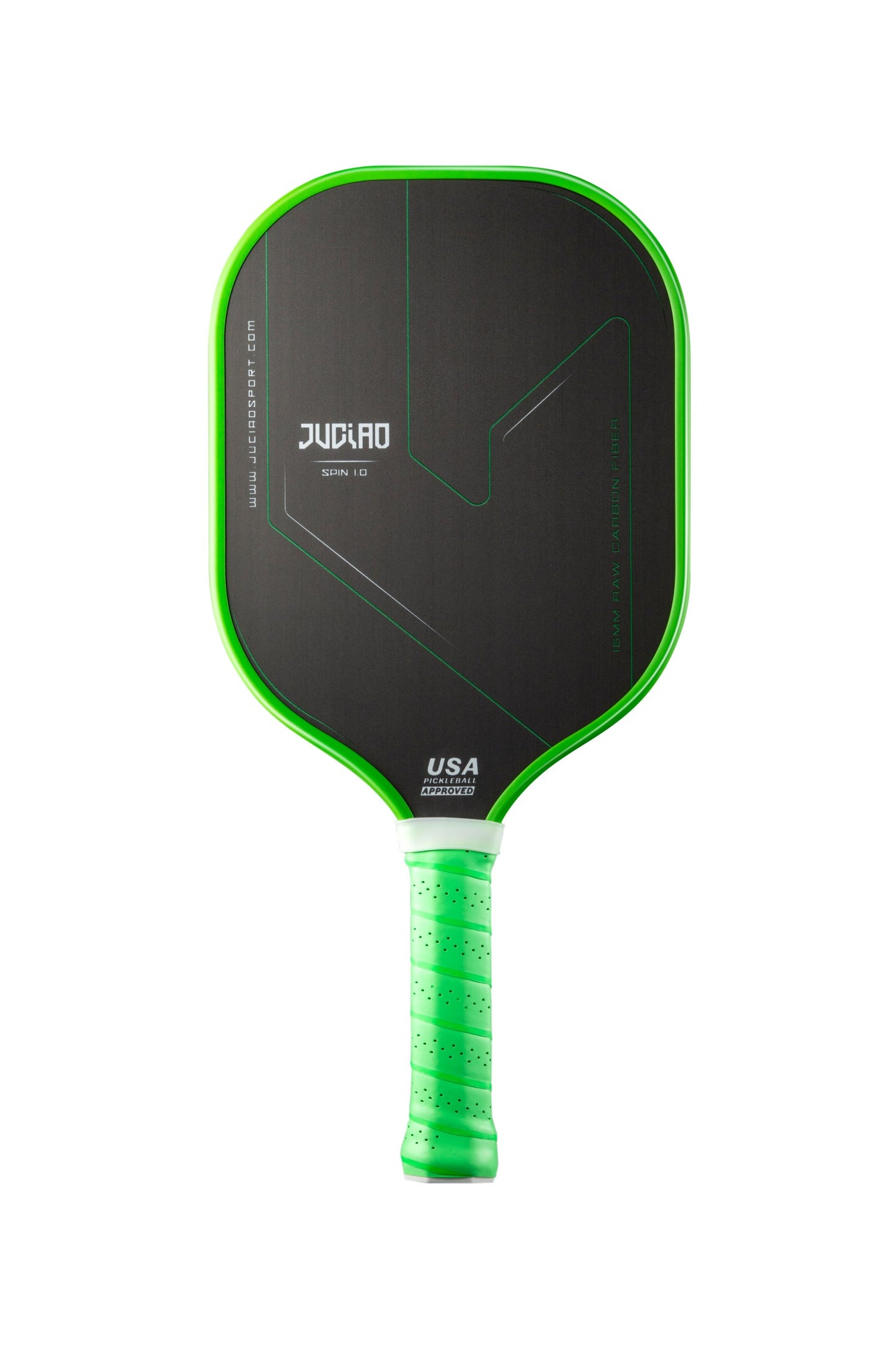 JUCIAO SPIN 1.0 Unibody Thermoformed Carbon Fiber Edgeless Pickleball Paddle