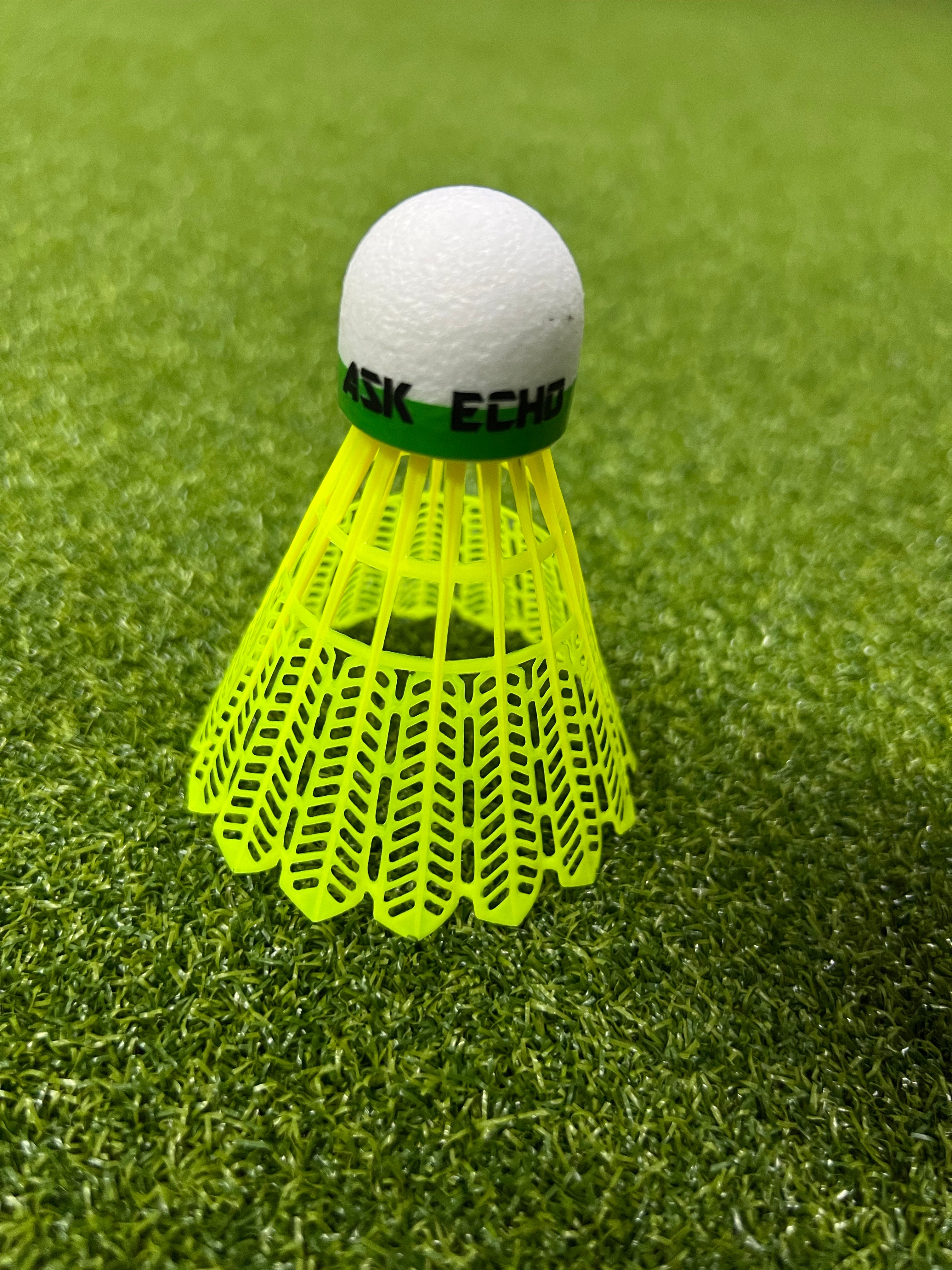 ASK ECHO Shuttlecocks, Durable Nylon Badminton Shuttlecocks for Indoor and Outdoor Play