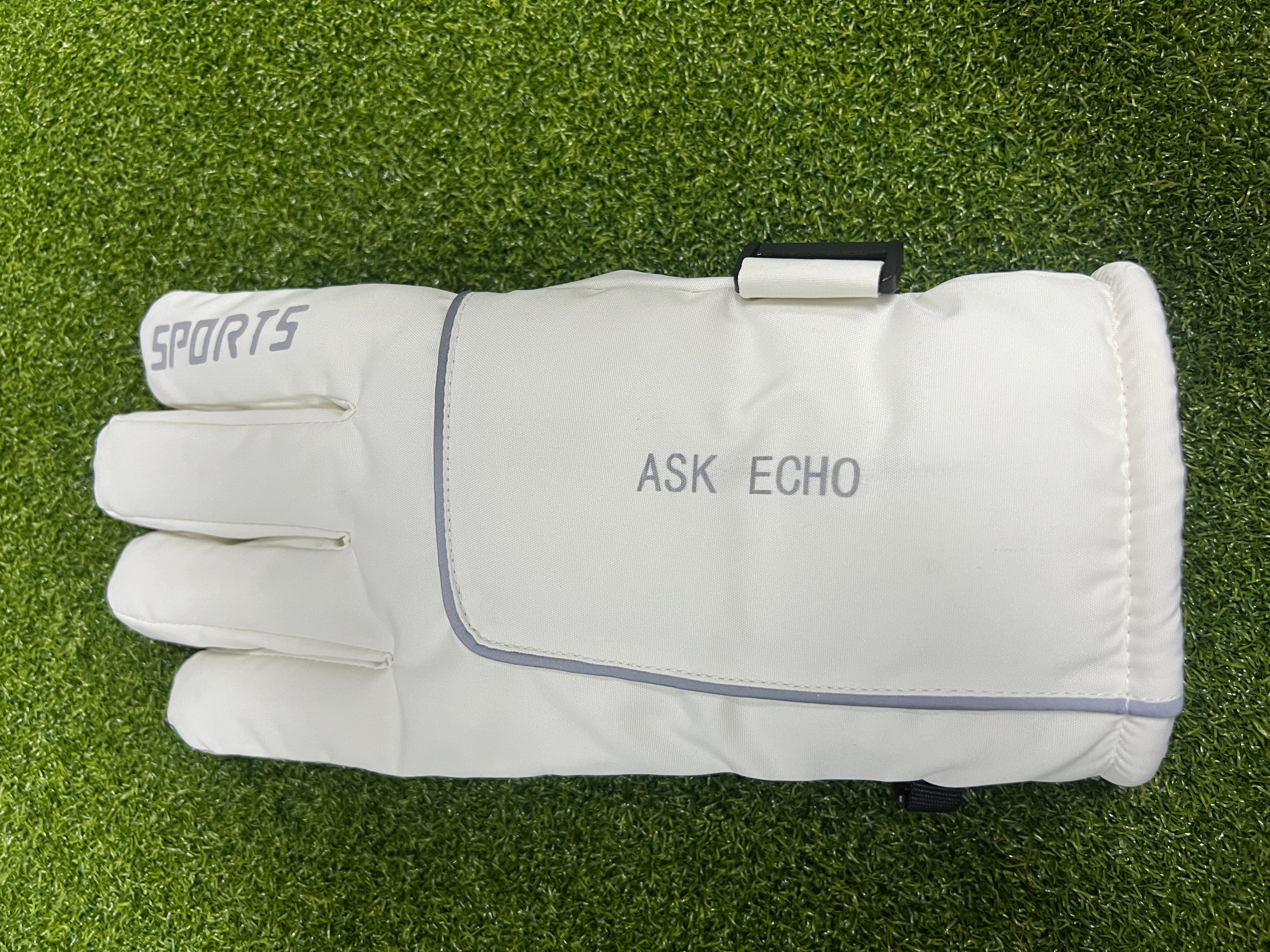 ASK ECHO Ski Gloves, Waterproof Insulated Winter Gloves with Adjustable Wrist Strap