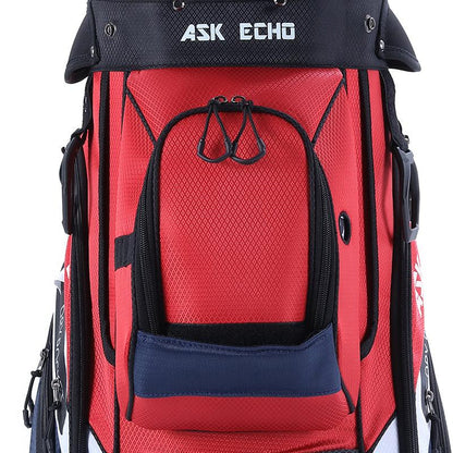 Ask Echo T-LOCK 2.0 14 Way Organizer Dividers Golf Soundless Cart Bag / Navy