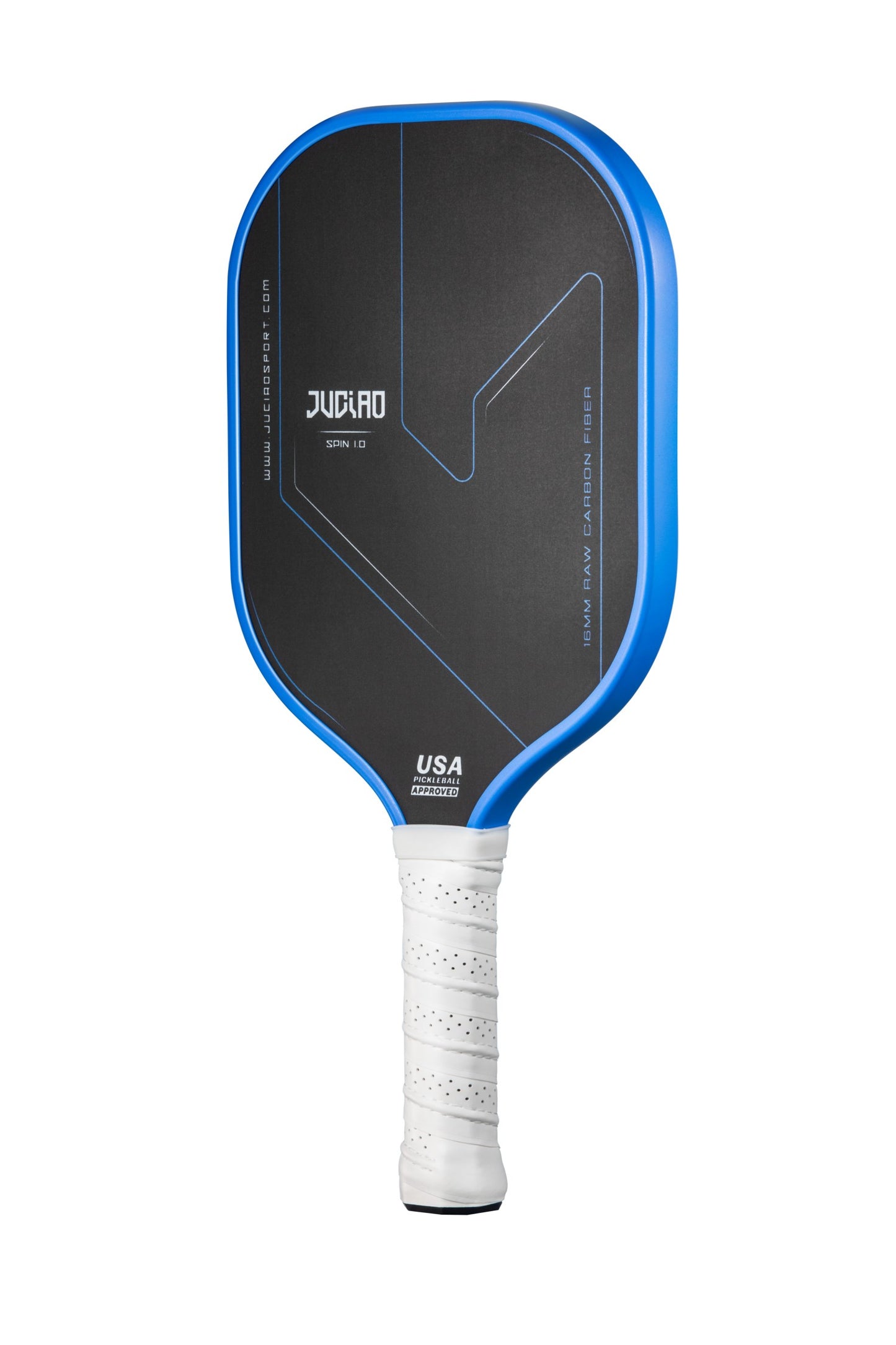 JUCIAO SPIN 1.0 Unibody Thermoformed Carbon Fiber Edgeless Pickleball Paddle