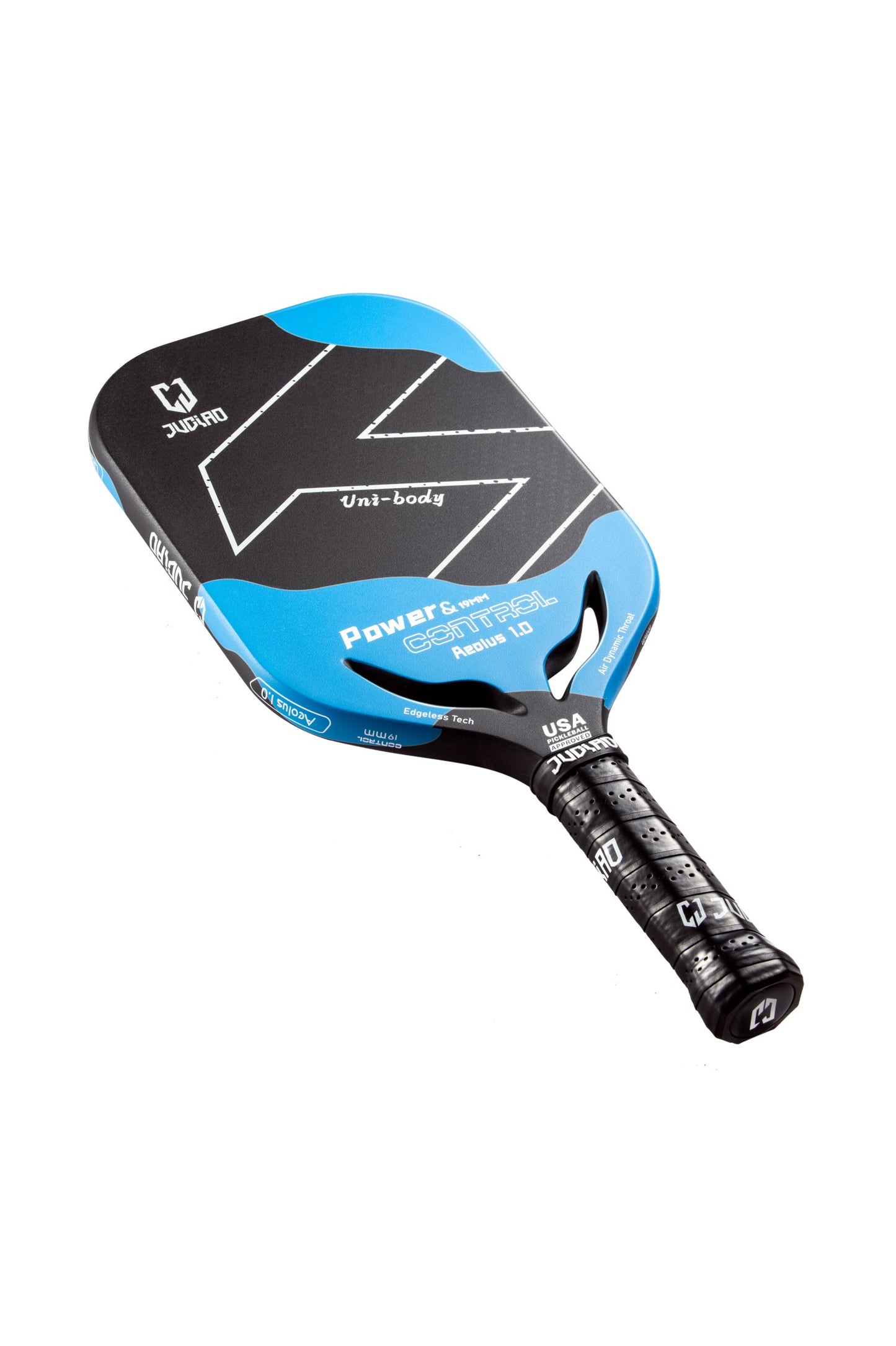 JUCIAO AEOLUS 1.0 Unibody Thermoformed Carbon Fiber Edgeless Pickleball Paddle