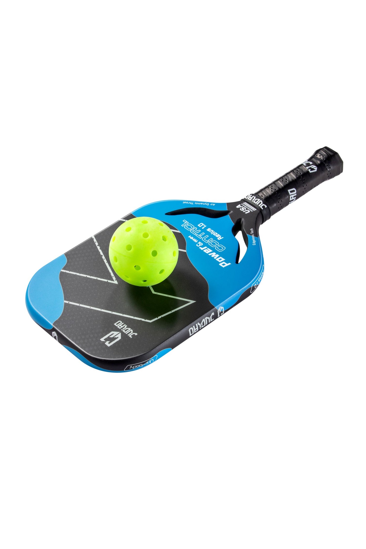 JUCIAO AEOLUS 1.0 Unibody Thermoformed Carbon Fiber Edgeless Pickleball Paddle