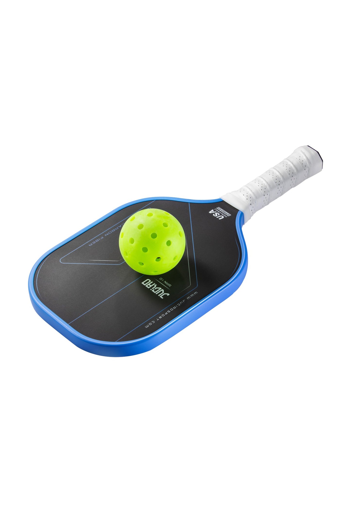 JUCIAO SPIN 1.0 Unibody Thermoformed Carbon Fiber Edgeless Pickleball Paddle