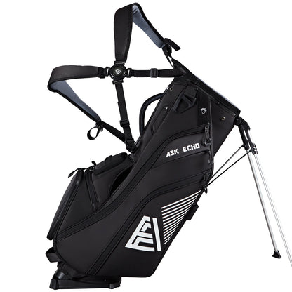 Ask Echo 2025 ST-14 Way Full Length Dividers Hybrid Stand Bag / Black