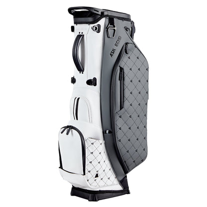 Ask Echo 2025 Prestige-14 Way Full Length Hybrid Leather Stand Bag / Grey