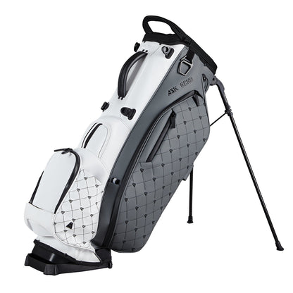 Ask Echo 2025 Prestige-14 Way Full Length Hybrid Leather Stand Bag / Grey