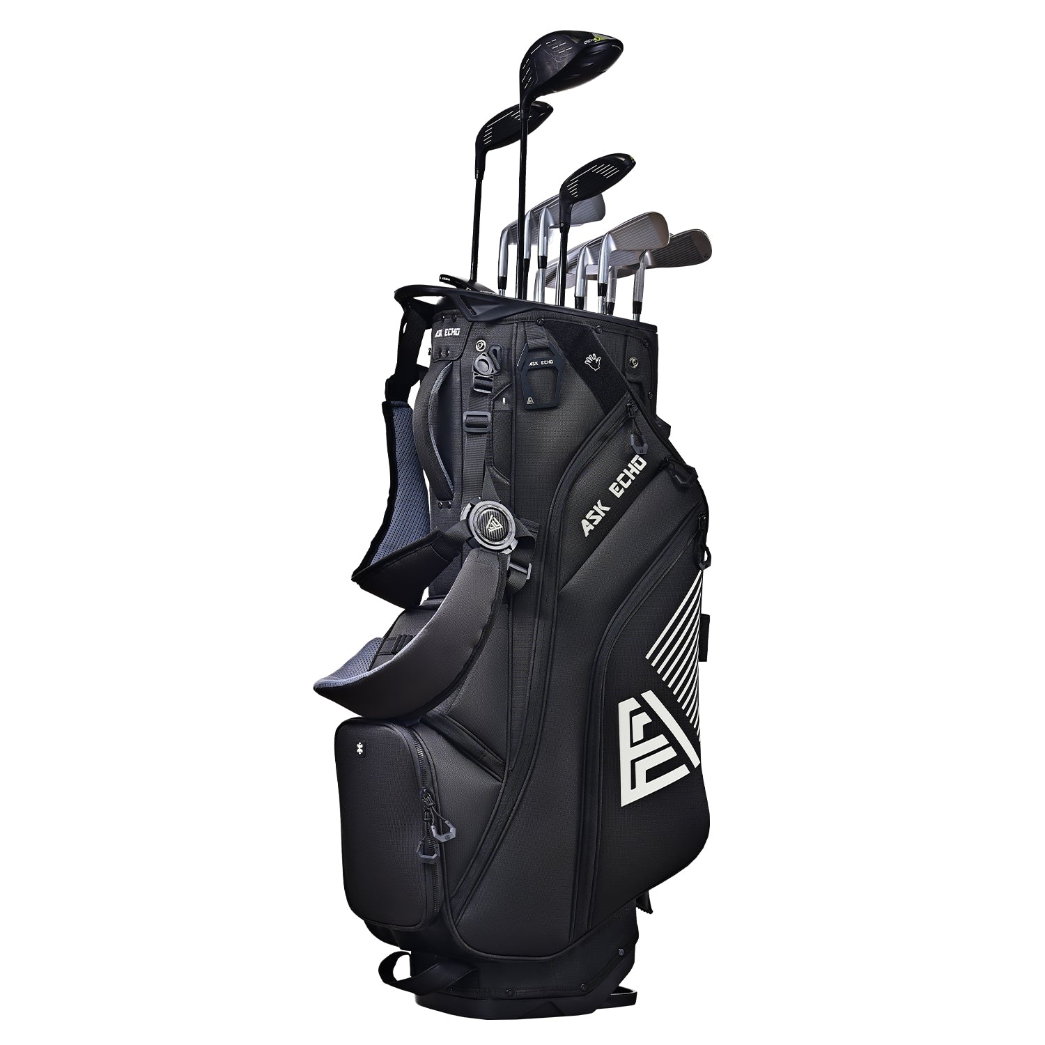 Ask Echo 2025 ST-LOCK Mecha 14 Way Dividers Soundless Stand Bag / Blac