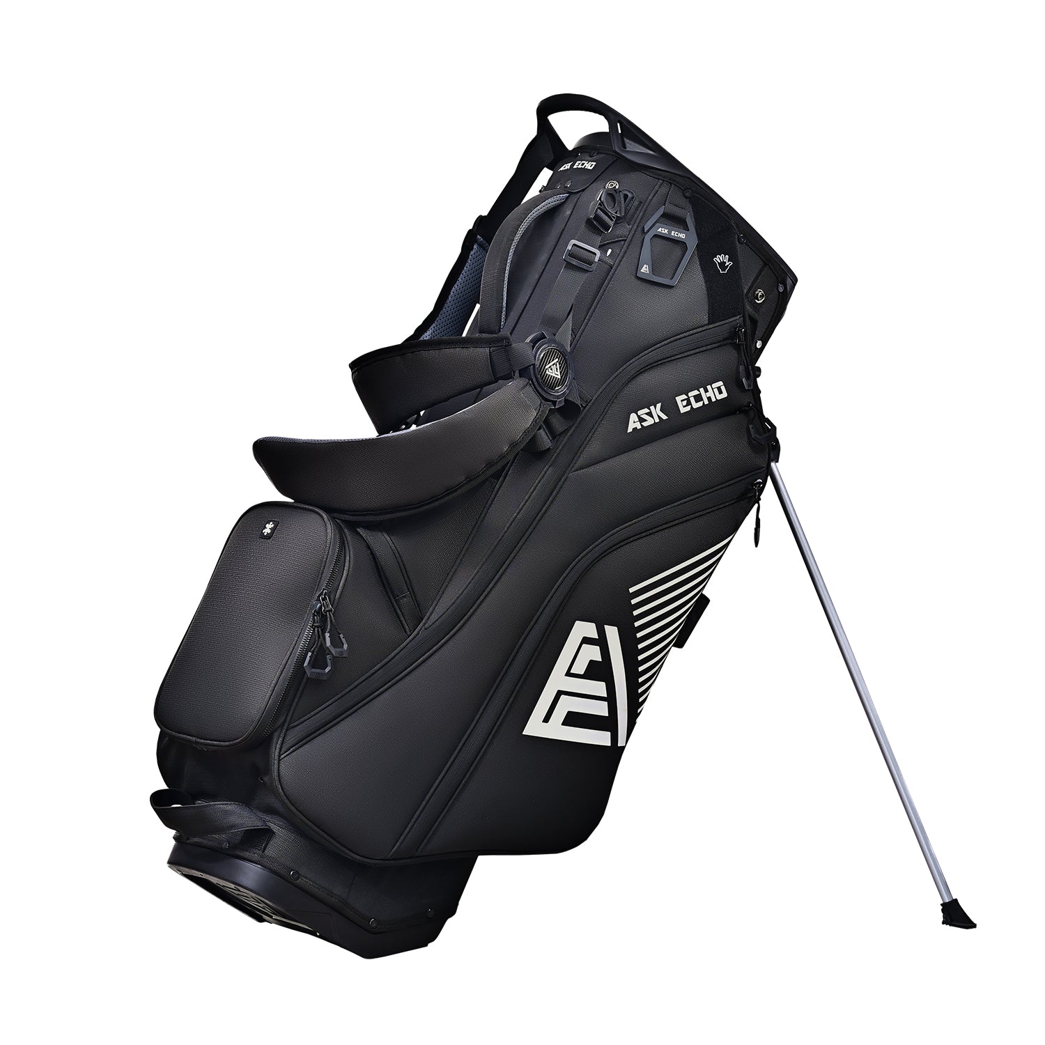 Ask Echo 2025 ST-LOCK Mecha 14 Way Dividers Soundless Stand Bag / Black