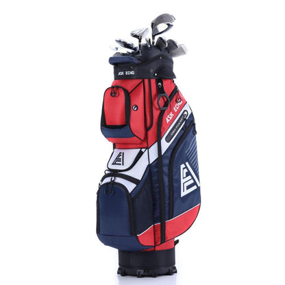 Ask Echo T-LOCK 2.0 14 Way Organizer Dividers Golf Soundless Cart Bag / Navy