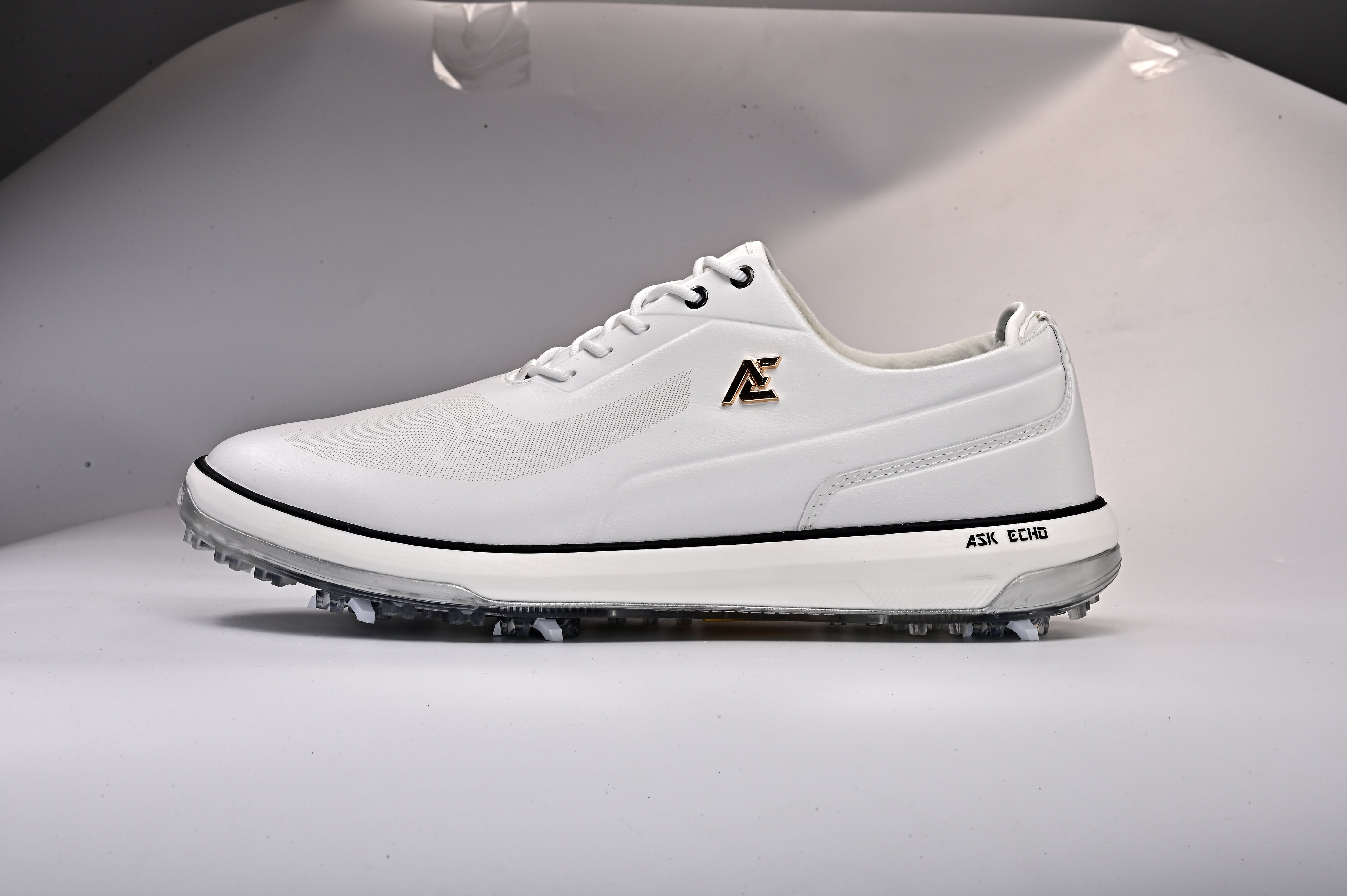 ASK ECHO Shoes, Men's High-Top Athletic Shoes with Firm-Ground Cleated Sole