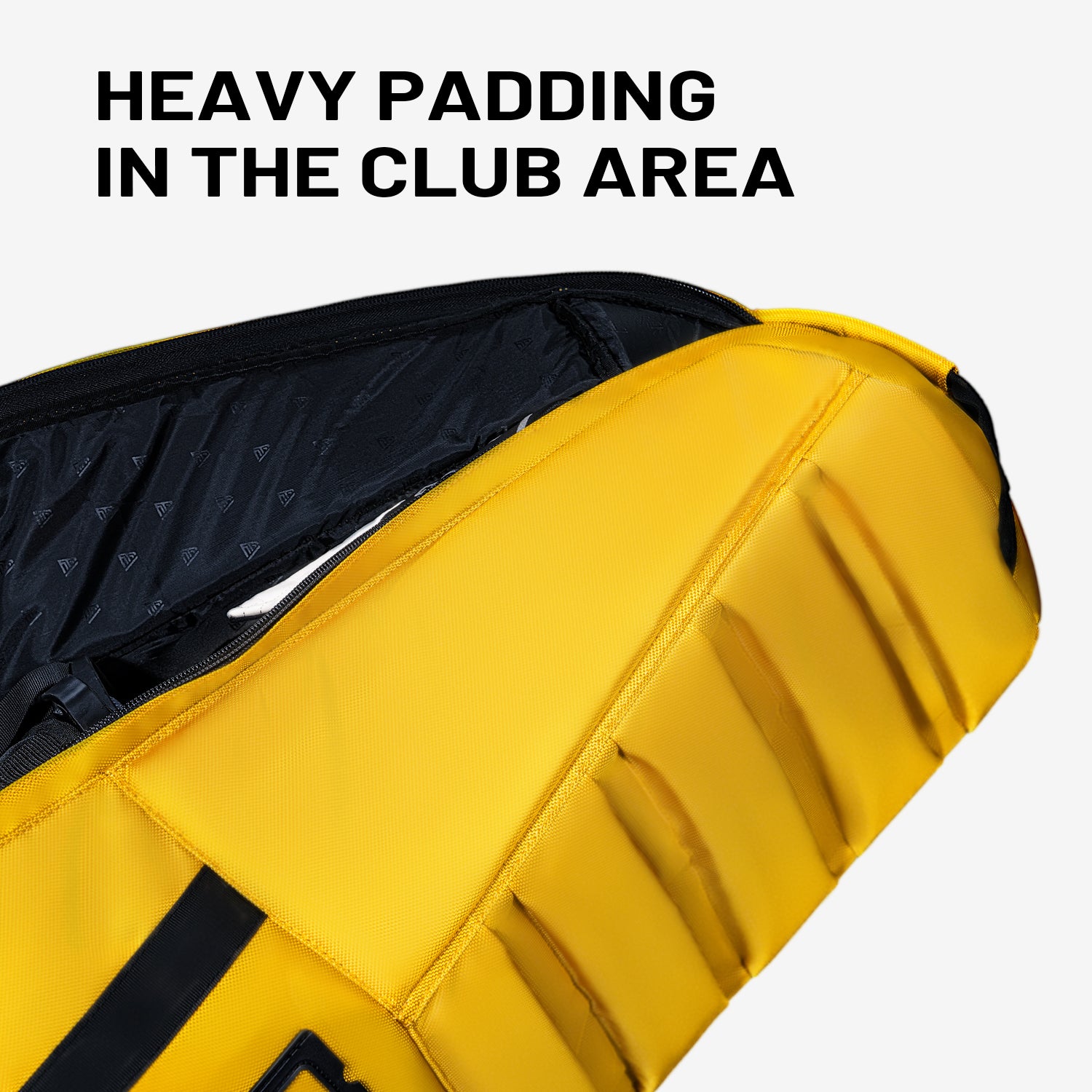 Ask Echo 2026 Locklink StableRoller Golf Travel Bag / Yellow