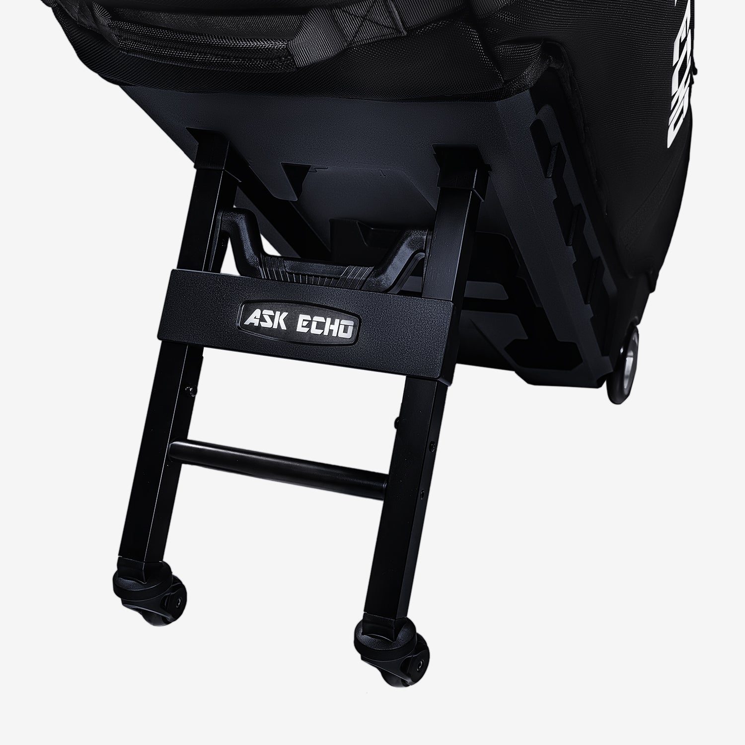 高級 未使用品 ecoo(エコー) クラッシック プレミアム(26cm) Ask Echo 2026 Locklink StableRoller Golf Travel Bag / Black