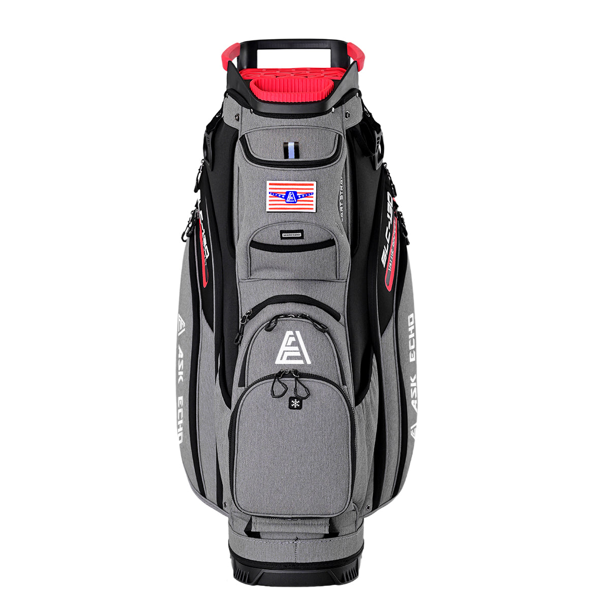 Ask Echo 2024 SLC-130 15 Way Full Length Dividers Golf Soundless Cart Bag / Grey