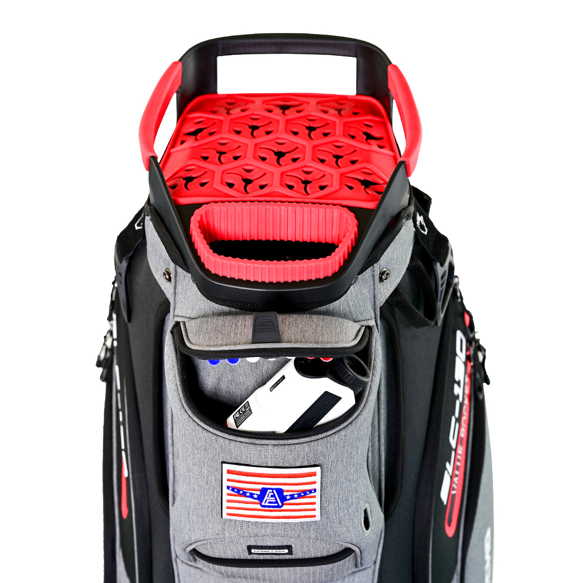 Ask Echo 2024 SLC-130 15 Way Full Length Dividers Golf Soundless Cart Bag / Grey