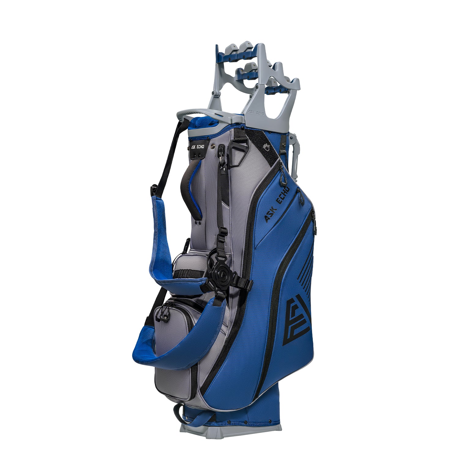 Ask Echo ST-14 Hybrid Stand Bag and Pendor Lock Club Organizer Bundle / Navy