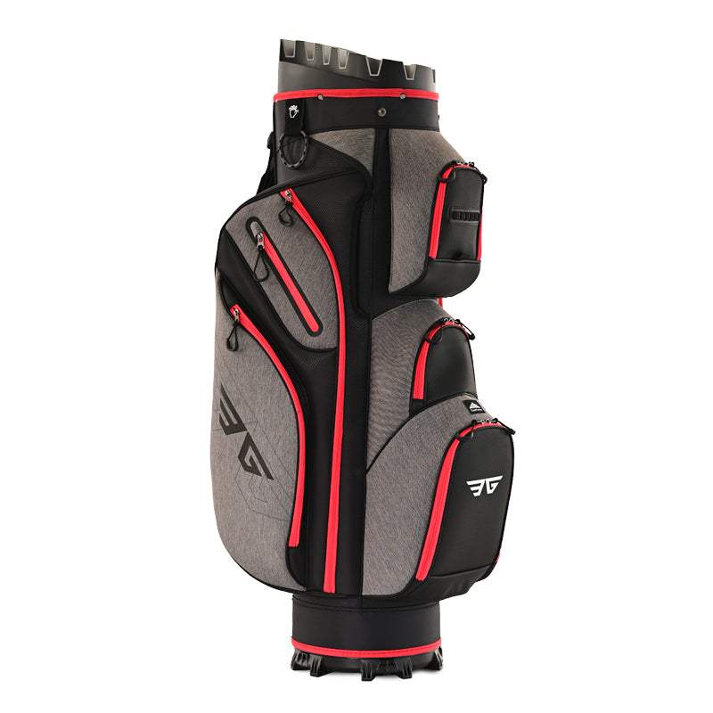 Askecho Golf Cart Bag With 14 Way Organizer Divider Silent Top /Red