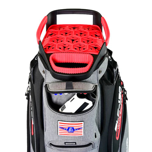 Ask Echo 2024 SLC-130 15 Dividers Grip Locking Bottom Golf Quiet Cart Bag / Grey