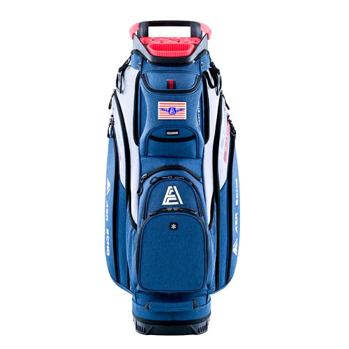 Ask Echo 2024 SLC-130 15 Dividers Grip Locking Bottom Golf Quiet Cart Bag / Navy