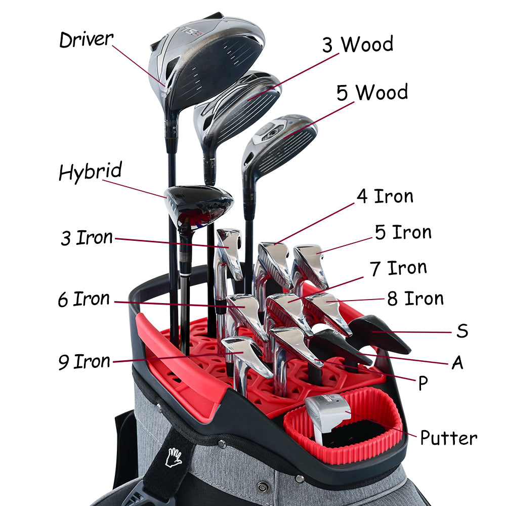 Soundless 2024 SLC-130 15 Way Full Length Dividers Golf Soundless Cart Bag