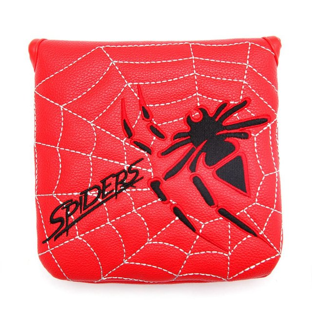 Askecho Spider Embroidery Square Mallet Putter Head Cover