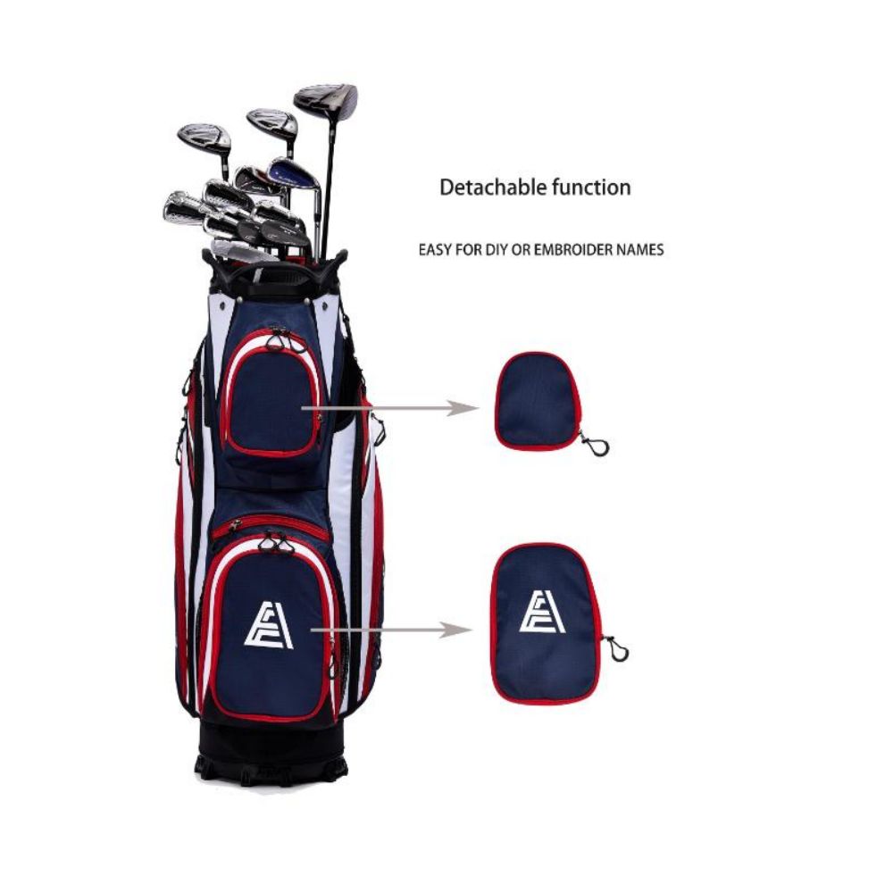 Askecho Golf Cart Bag WINNER 2.0 With 15 Way Full Length Top / Navy