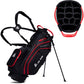 Askecho Golf Stand Bag BLAZER 2.0 With 14 Way Organizer Divider Top / White