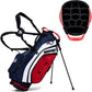 Askecho Golf Stand Bag BLAZER 2.0 With 14 Way Organizer Divider Top / Coral