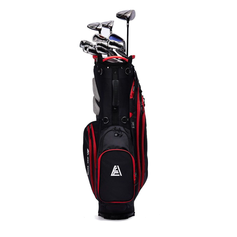 Askecho Golf Stand Bag BLAZER 2.0 With 14 Way Organizer Divider Top / Black