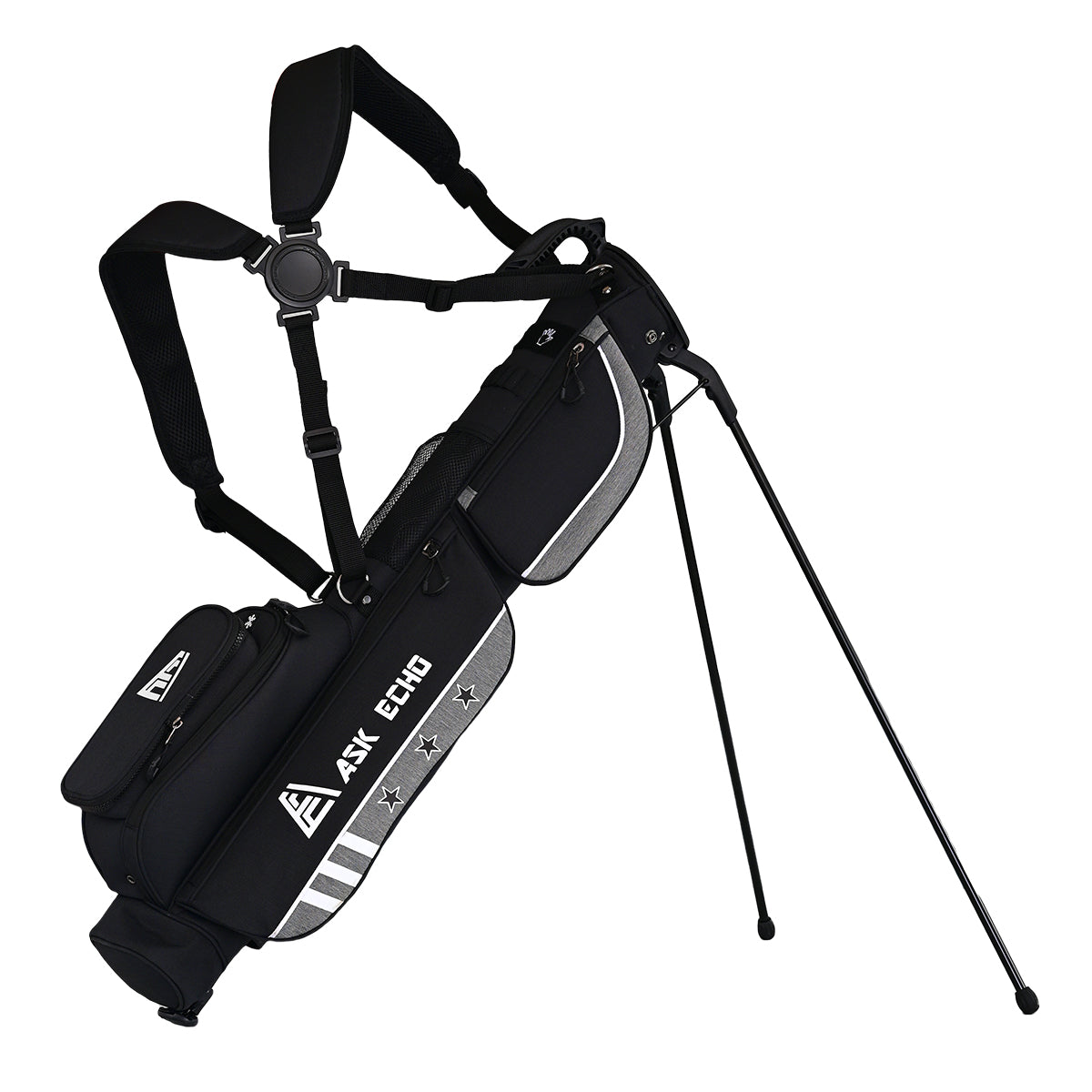 Askecho Golf Sunday Bag Holds Up To 12 Clubs Enjoy Par 3 With Weekend 2.0 / Grey