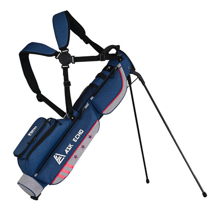 Ask Echo Weekend 2.0 Carry Up 12 Clubs To Enjoy Par 3 Golf Sunday Bag / Olive Green