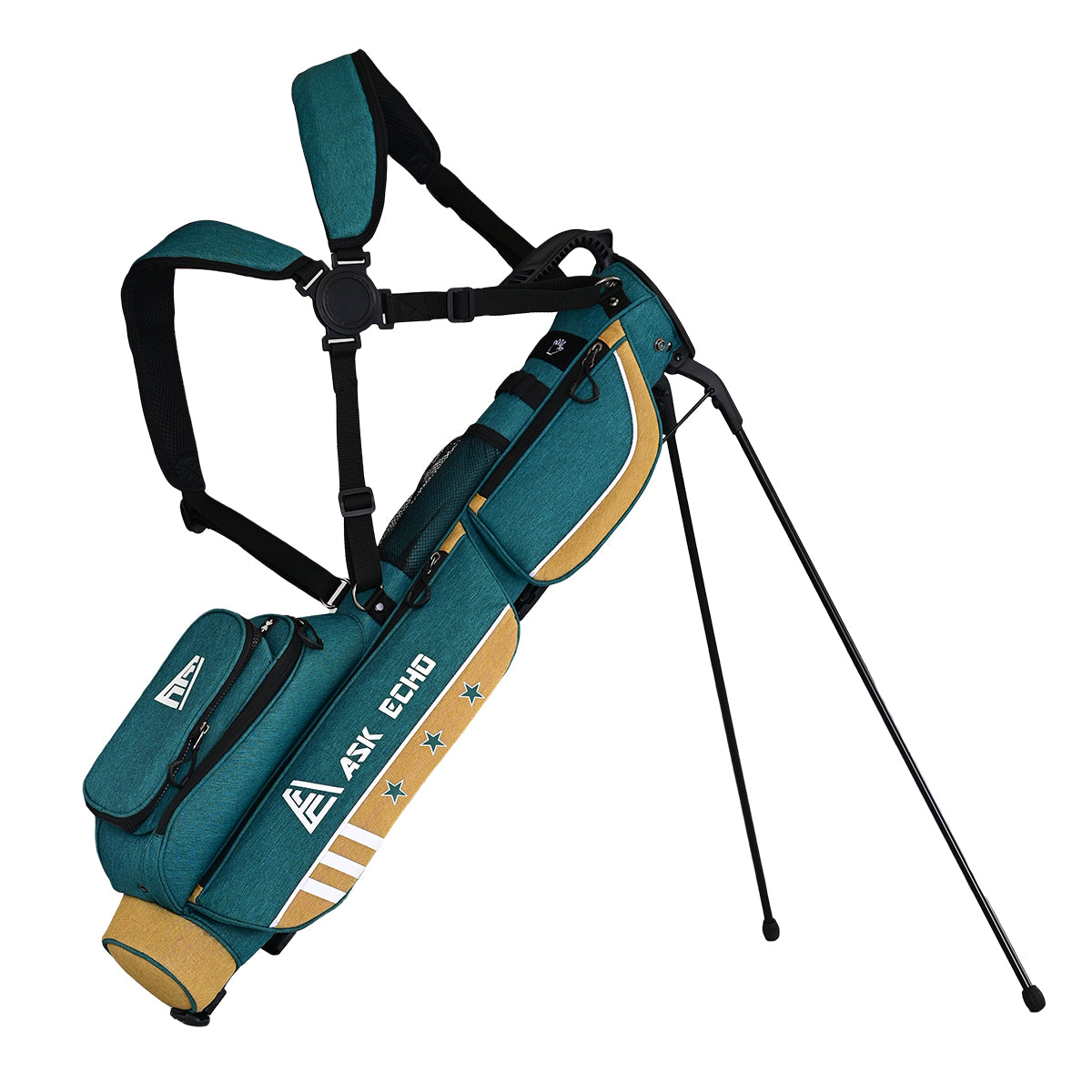 Askecho Golf Sunday Bag Holds Up To 12 Clubs Enjoy Par 3 With Weekend 2.0 / Grey